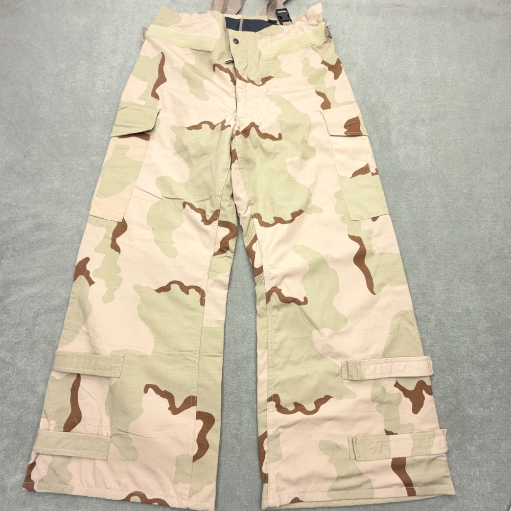 US Military Desert Camo Chemical Protective Overgarment Trousers Medium Short
